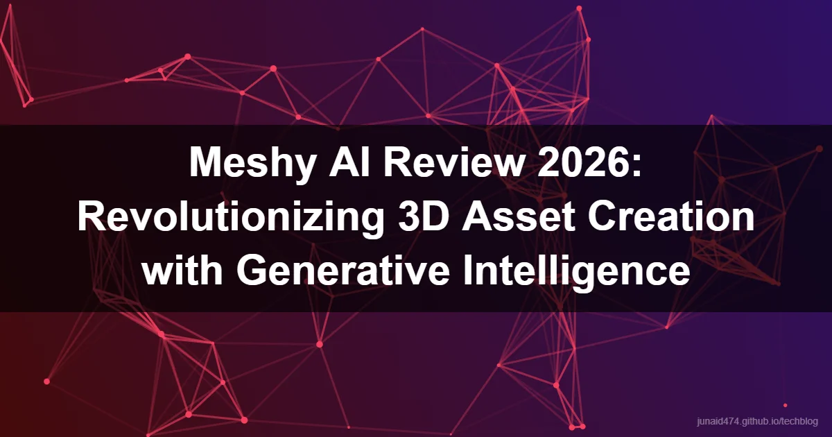 Meshy AI Review 2026: Revolutionizing 3D Asset Creation with Generative Intelligence
