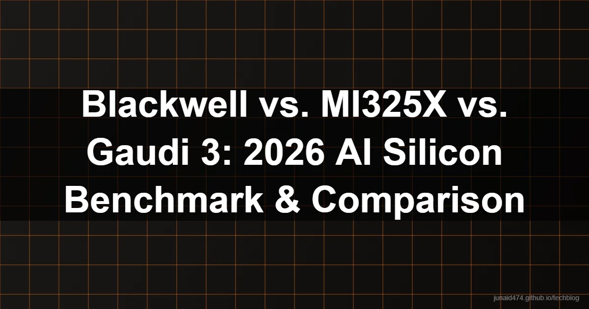 Blackwell vs. MI325X vs. Gaudi 3: 2026 AI Silicon Benchmark & Comparison