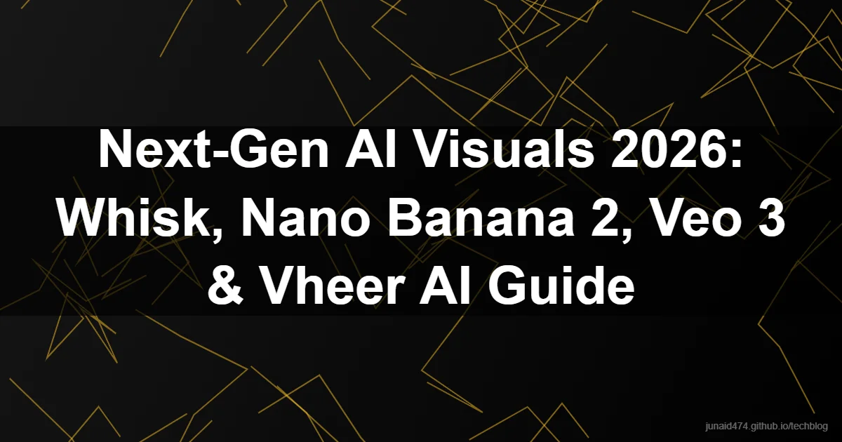 Next-Gen AI Visuals 2026: Whisk, Nano Banana 2, Veo 3 & Vheer AI Guide
