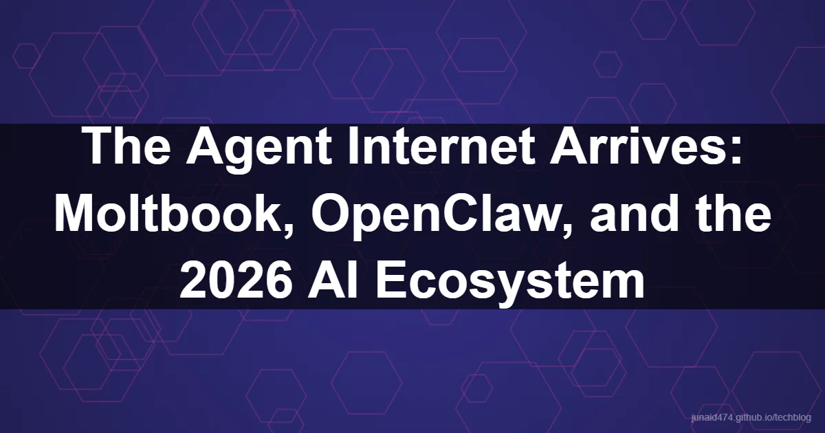 The Agent Internet Arrives: Moltbook, OpenClaw, and the 2026 AI Ecosystem