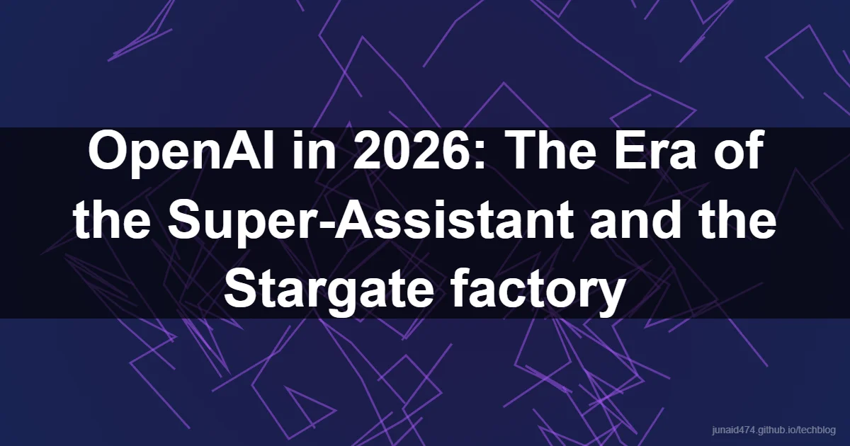 Read next: OpenAI in 2026: The Era of the Super-Assistant and the Stargate factory